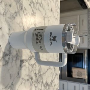 White 40oz Stanley - limited target edition